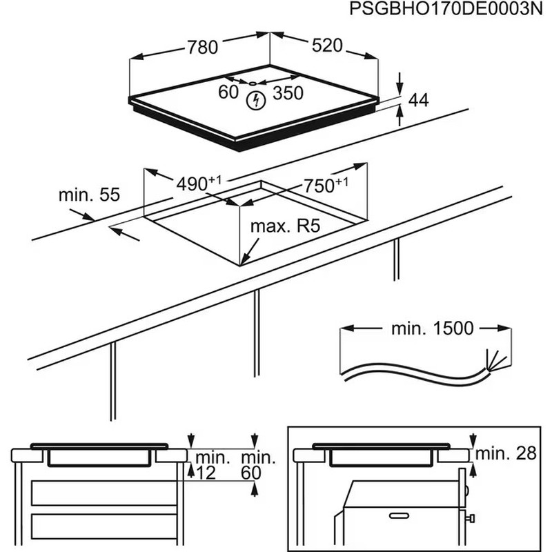 Варильна поверхня Electrolux EIV87671