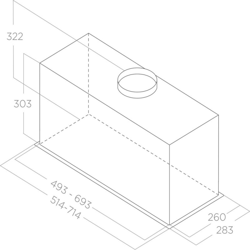 Вытяжка Elica LANE SENSOR @ BLMAT/A/72
