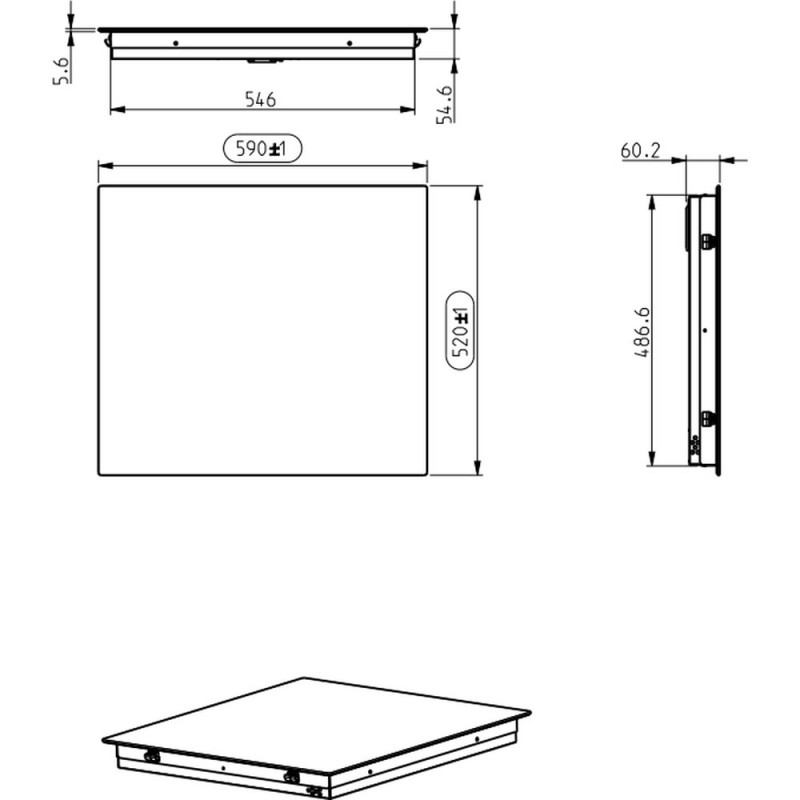 Варочная поверхность Elica RATIO 604 PLUS BL
