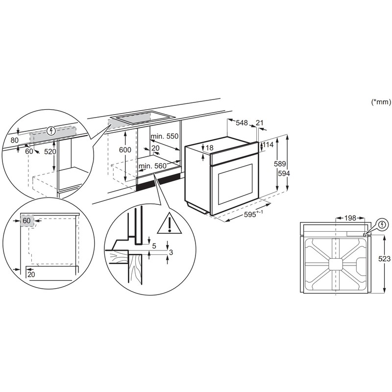 Духовой шкаф Electrolux EOD5C70X