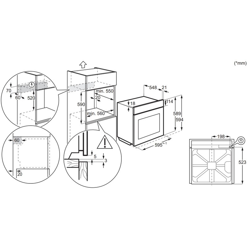 Духовой шкаф Electrolux EOD5C70X
