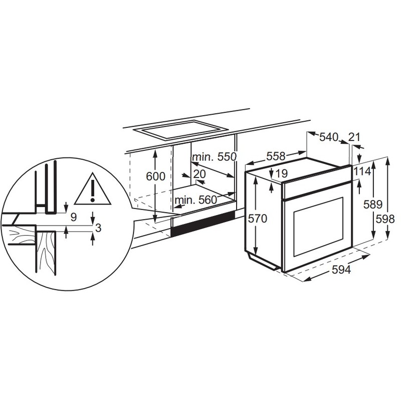 Духова шафа Electrolux EOF6P76BX