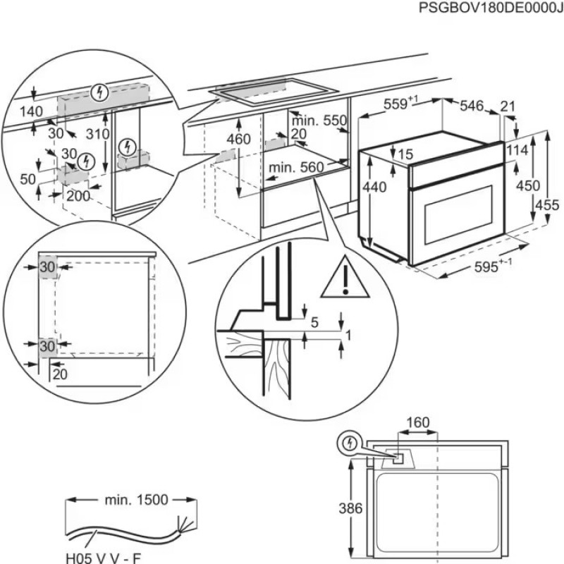 Мікрохвильова піч Electrolux EVM8E08X