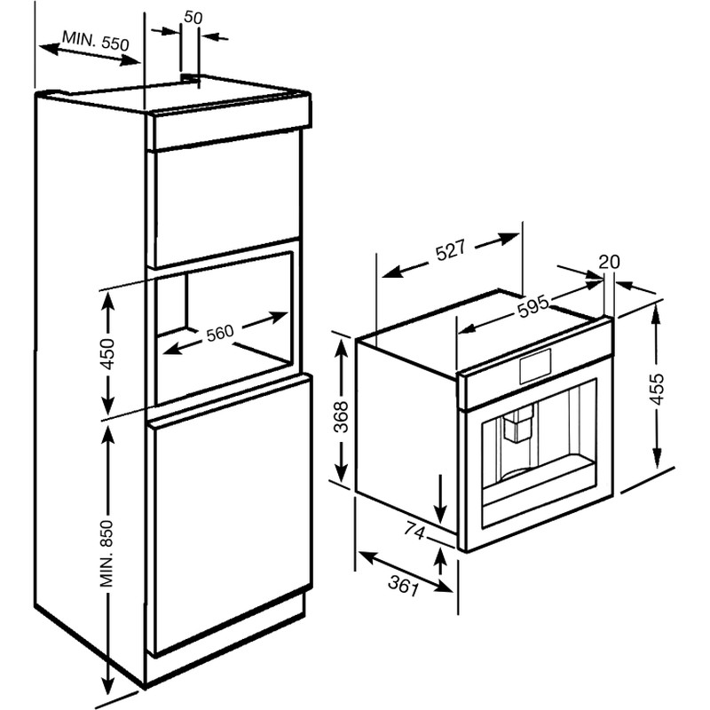 Кавомашина Smeg CMS8451P