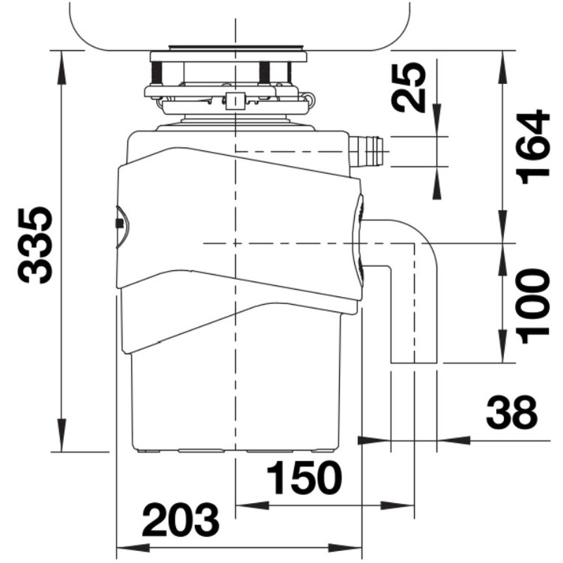 Подрібнювач відходів Blanco FWD MAX (526648)