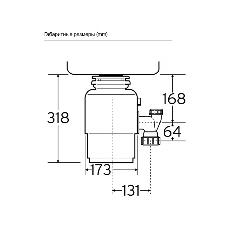 Подрібнювач відходів In-Sink-Erator Model S60