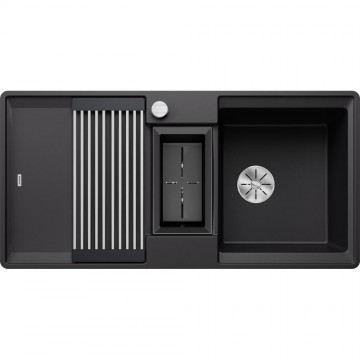 Кухонная мойка Blanco ADIRA 6 S-F SILGRANIT (527609) чёрный
