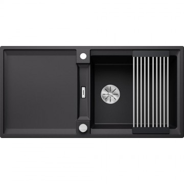 Кухонная мойка Blanco ADIRA XL 6 S-F SILGRANIT (527625) чёрный