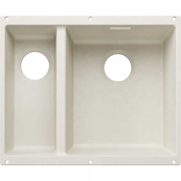 Кухонна мийка Blanco SUBLINE 340/160-U SILGRANIT (527812) ніжний білий