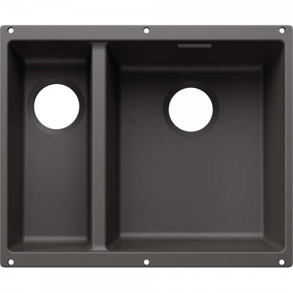 Кухонна мийка Blanco SUBLINE 340/160-U SILGRANIT (527814) темна скеля