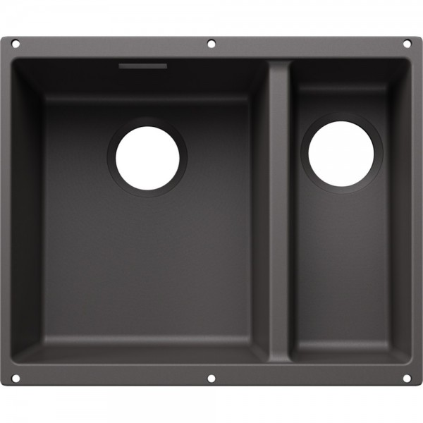 Кухонна мийка Blanco SUBLINE 340/160-U SILGRANIT (527822) темна скеля