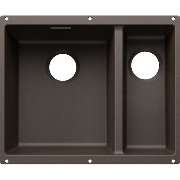 Кухонна мийка Blanco SUBLINE 340/160-U SILGRANIT (527824) кава