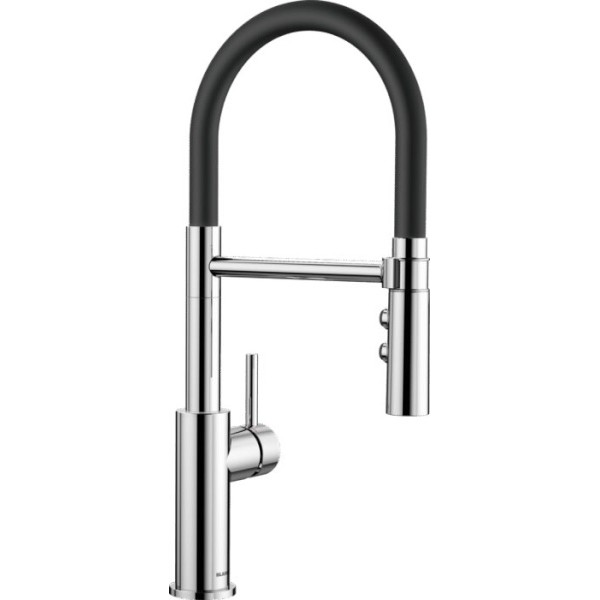 Кухонний змішувач Blanco CATRIS-S Flexo (525791) хром/чорний