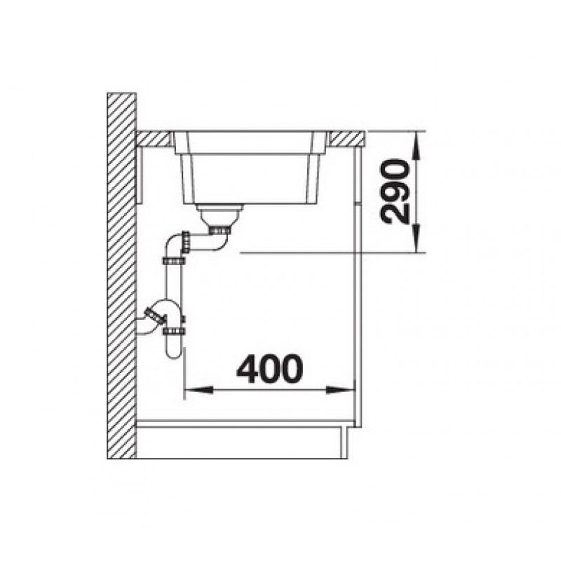 Кухонная мойка Blanco ETAGON 500-IF (521840)