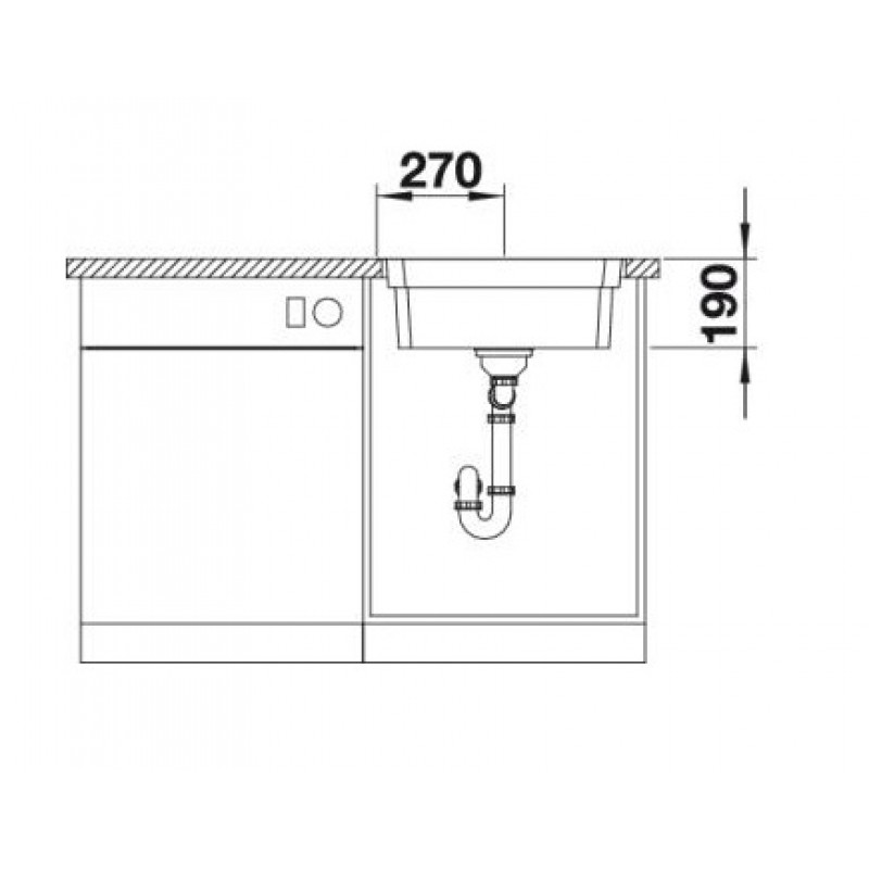 Кухонная мойка Blanco ETAGON 500-IF/A (521748)