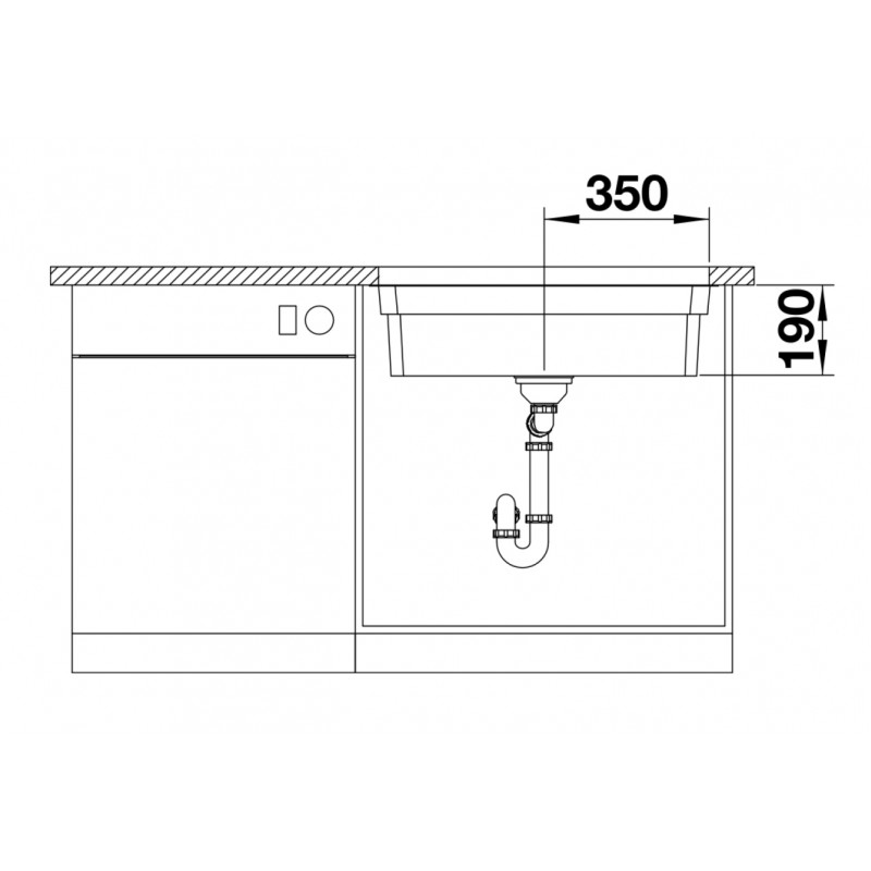 Кухонная мойка Blanco ETAGON 700-U (524270)