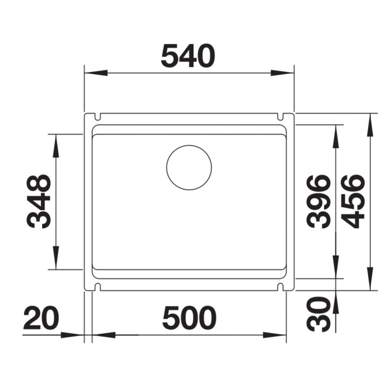 Кухонная мойка Blanco ETAGON 500-U (525149) глянцевый белый