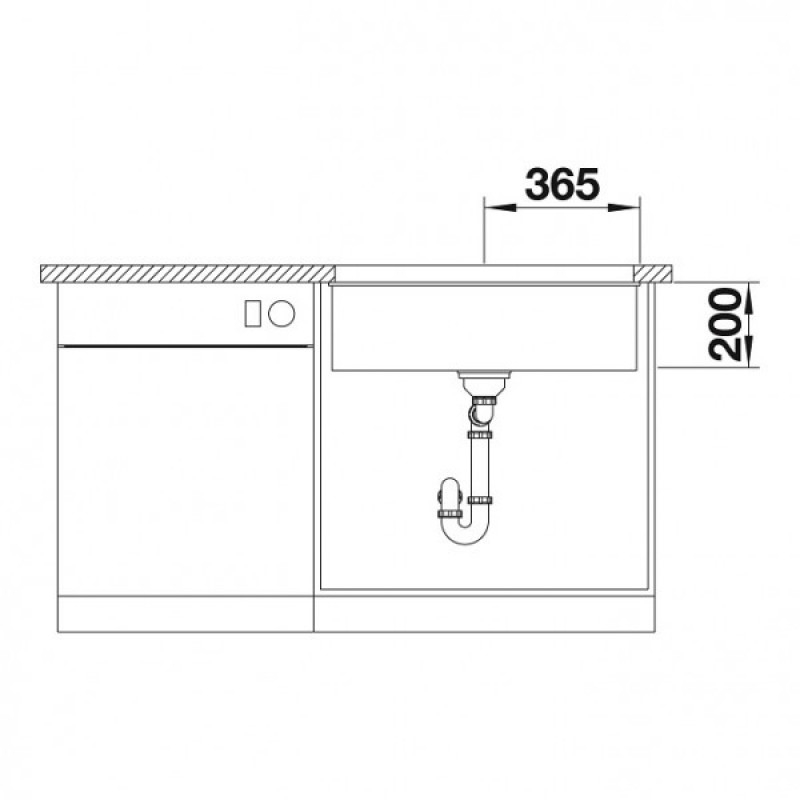 Кухонная мойка Blanco ETAGON 700-U (527261) вулканический серый