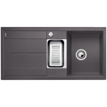 Кухонная мойка Blanco METRA 6 S-F (519118) темная скала