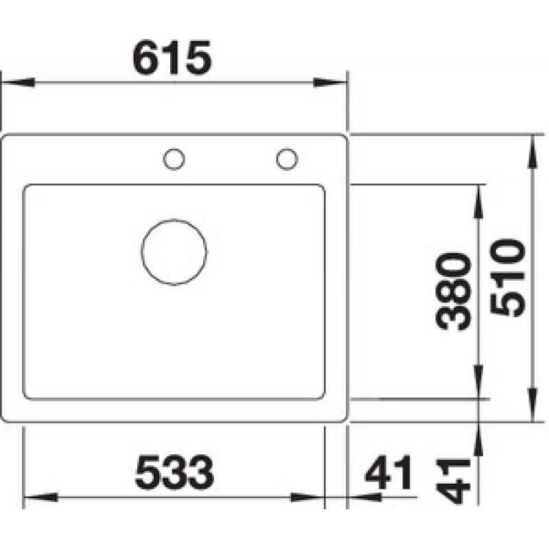 Кухонна мийка Blanco PALONA 6 (524731) глянсовий білий
