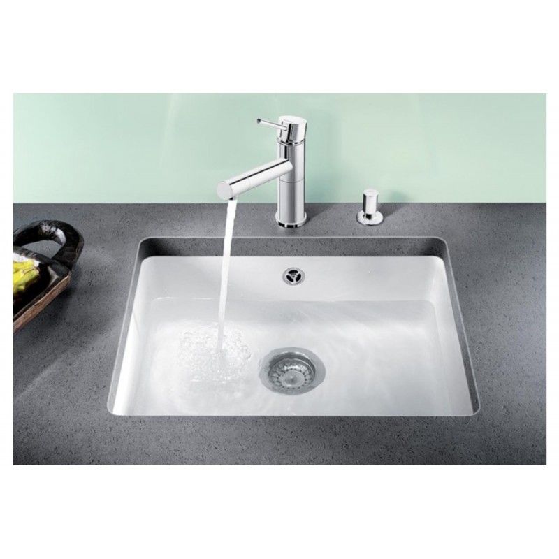 Кухонная мойка Blanco SUBLINE 500-U (514506) глянцевый белый