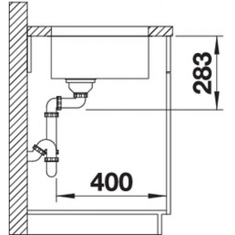 Кухонна мийка Blanco SUPRA 450-U (518203)