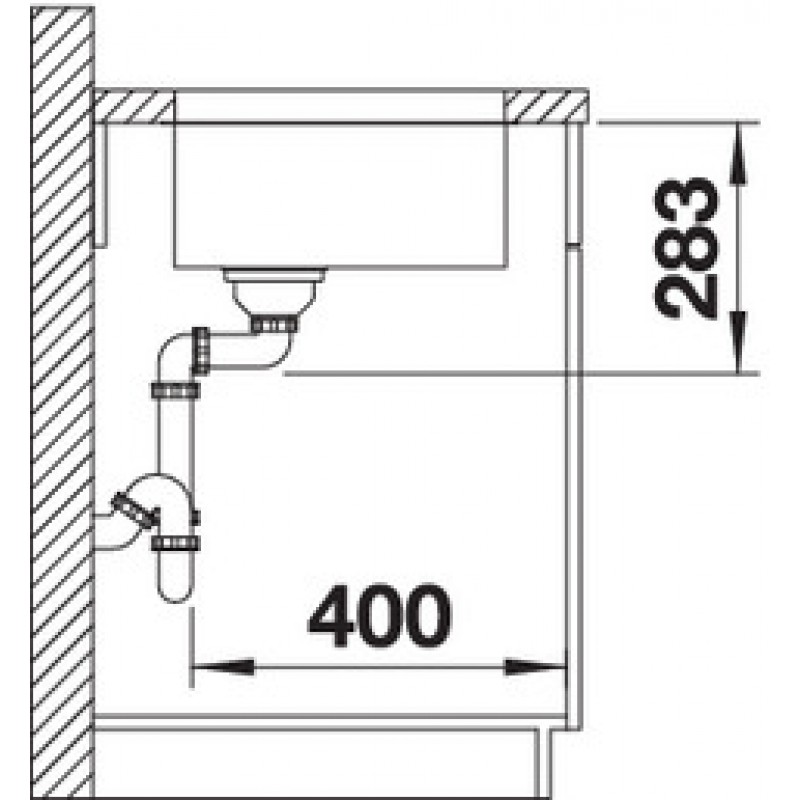 Кухонна мийка Blanco SUPRA 500-U (518205)