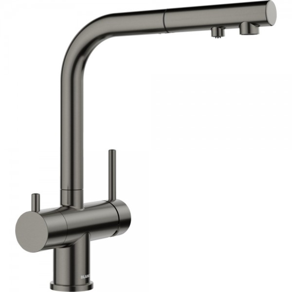 Кухонный смеситель Blanco FONTAS-S II Satin Dark Steell (527737) нержавеющая сталь Dark Steell