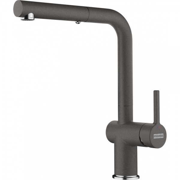 Кухонный смеситель Franke Active L Pull Out (115.0721.464) серый сланец
