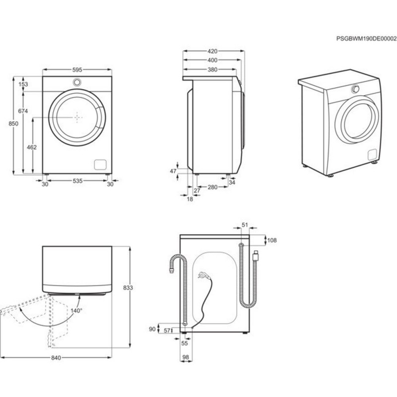 Стиральная машина Electrolux EW6S226SUI