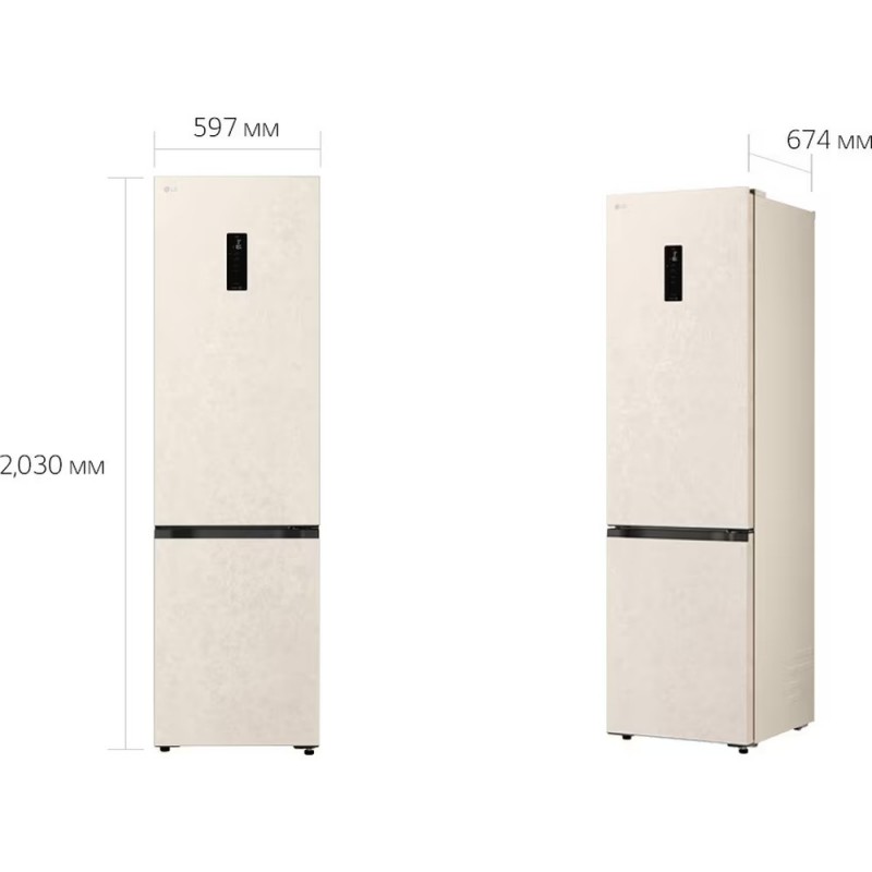 Холодильник LG GC-B509EETM