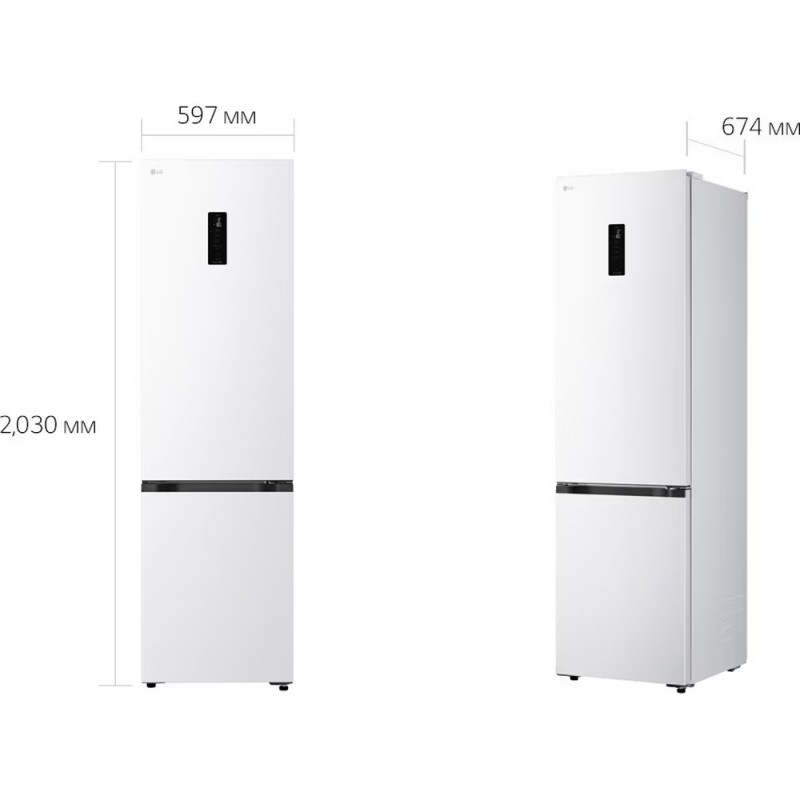 Холодильник LG GC-B509EQTM
