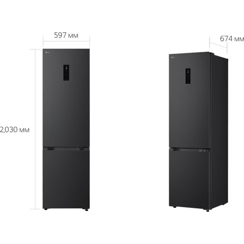 Холодильник LG GC-B509ETKM