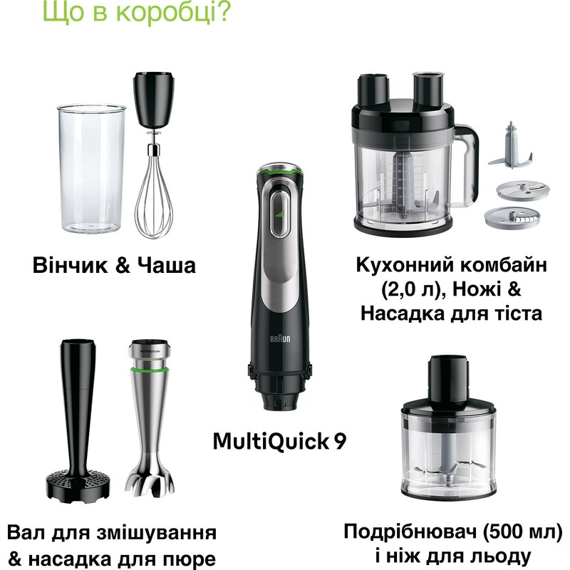 Блендер Braun MQ 9187 XLI BK