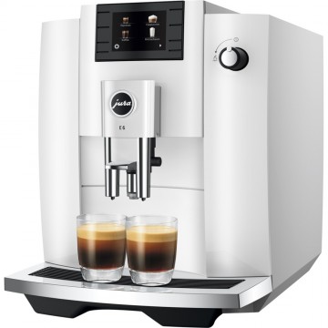 Кофемашина Jura E6 Piano White EC