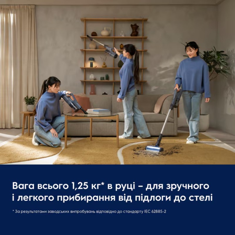 Акумуляторний пилосос «2 в 1» Electrolux EP51AH18DG