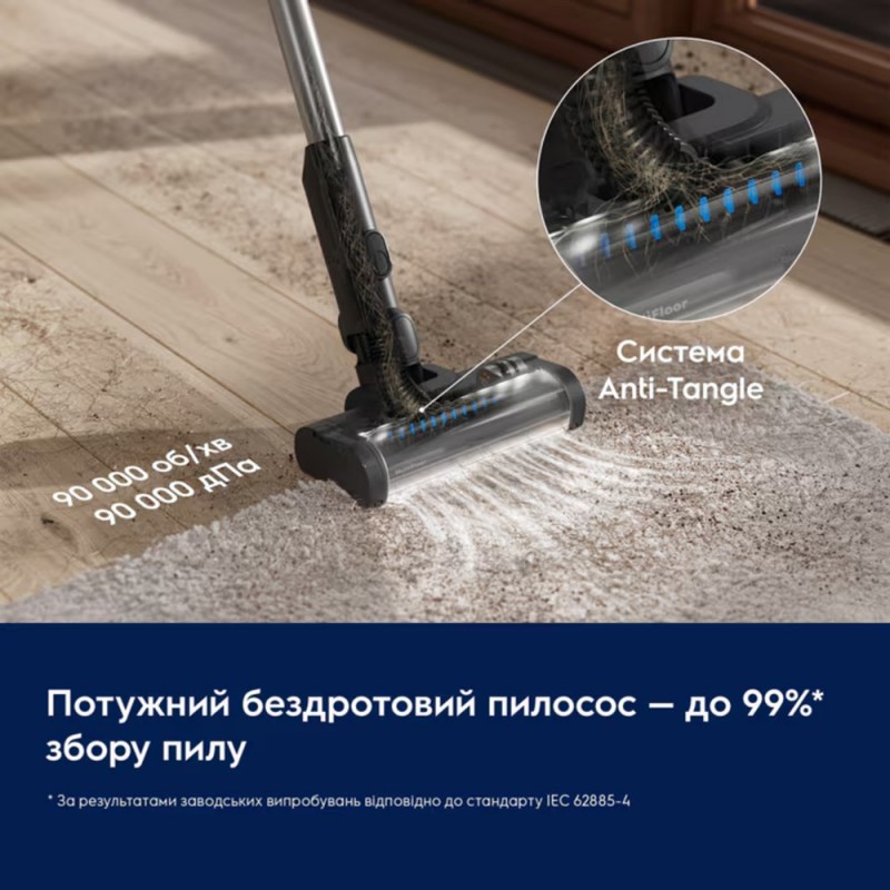 Акумуляторний пилосос «2 в 1» Electrolux EP51AH18DG