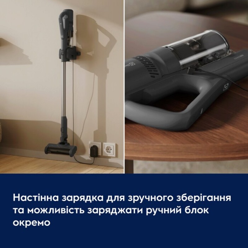 Акумуляторний пилосос «2 в 1» Electrolux EP51AH18DG