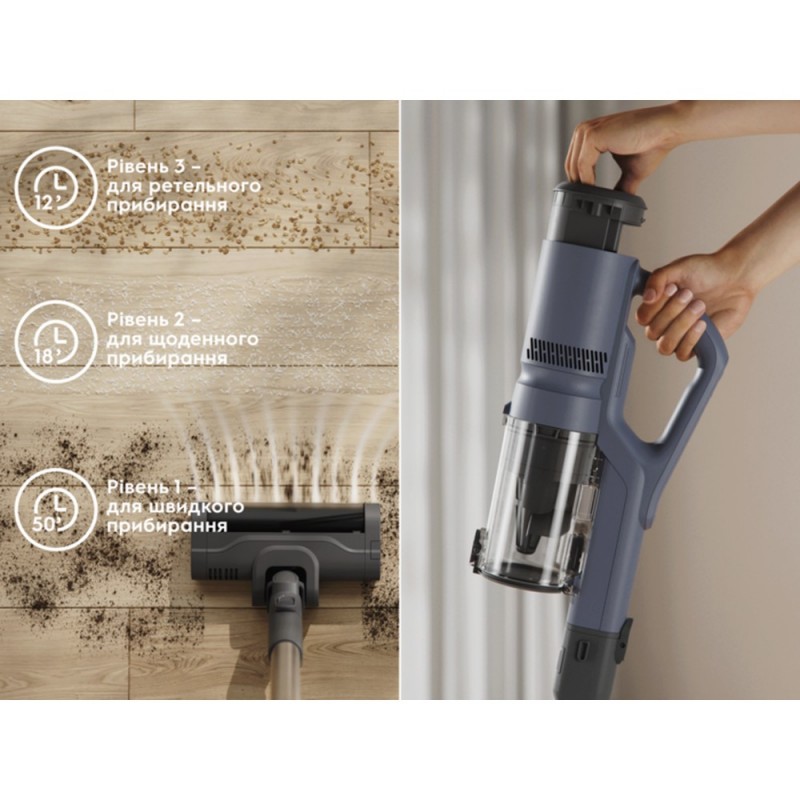 Акумуляторний пилосос «2 в 1» Electrolux EP51AH18DG