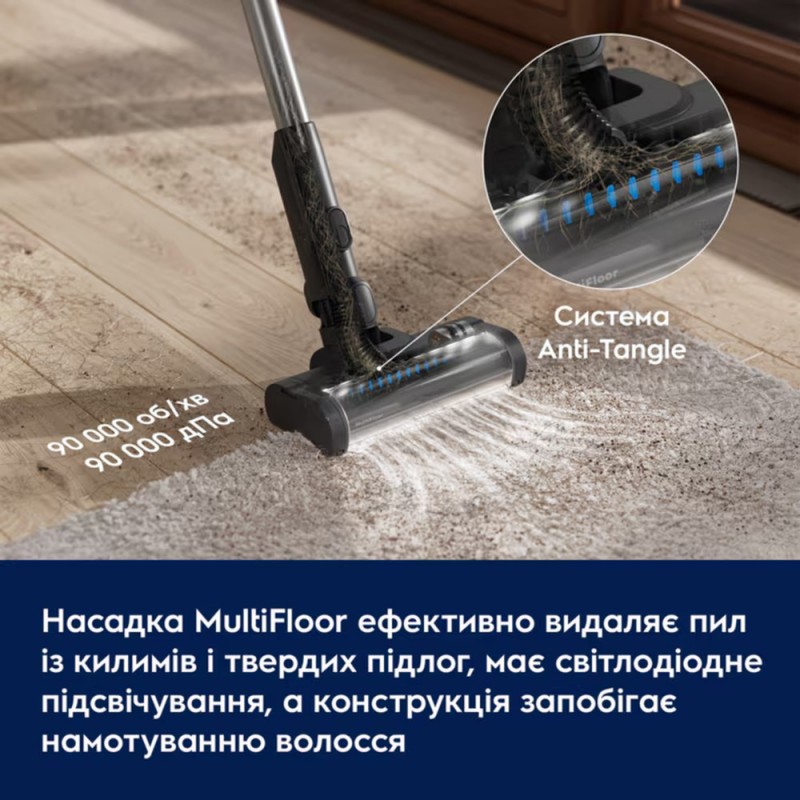 Акумуляторний пилосос «2 в 1» Electrolux EP51AH18SW