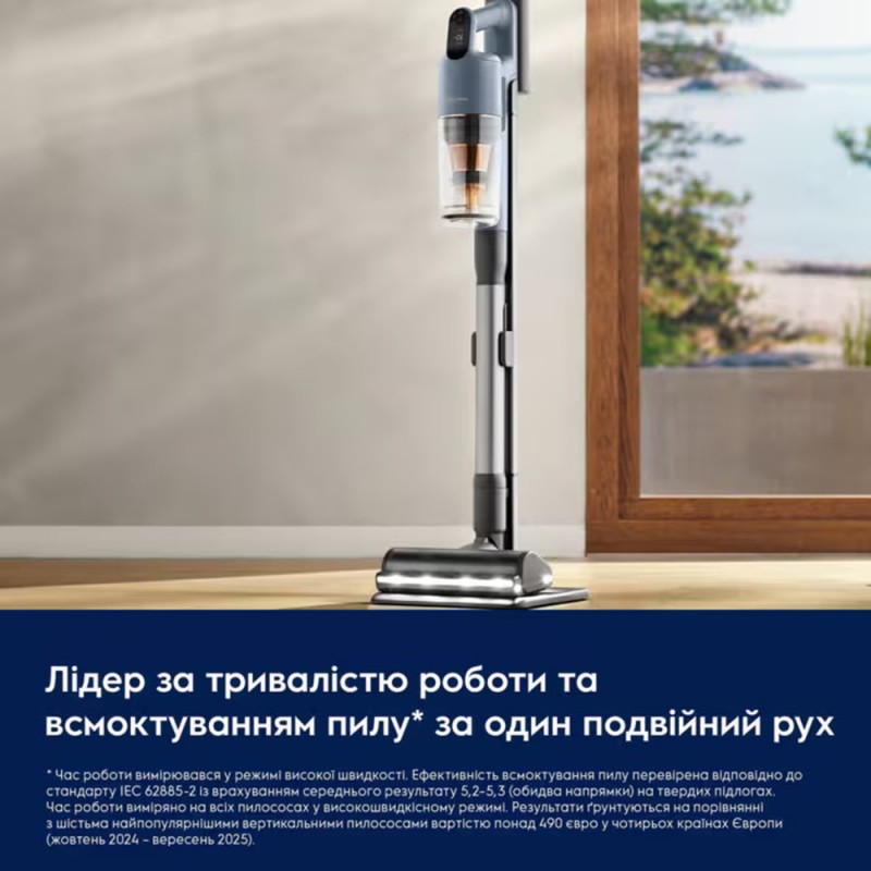 Аккумуляторный пылесос «2 в 1» Electrolux EP91B21WET